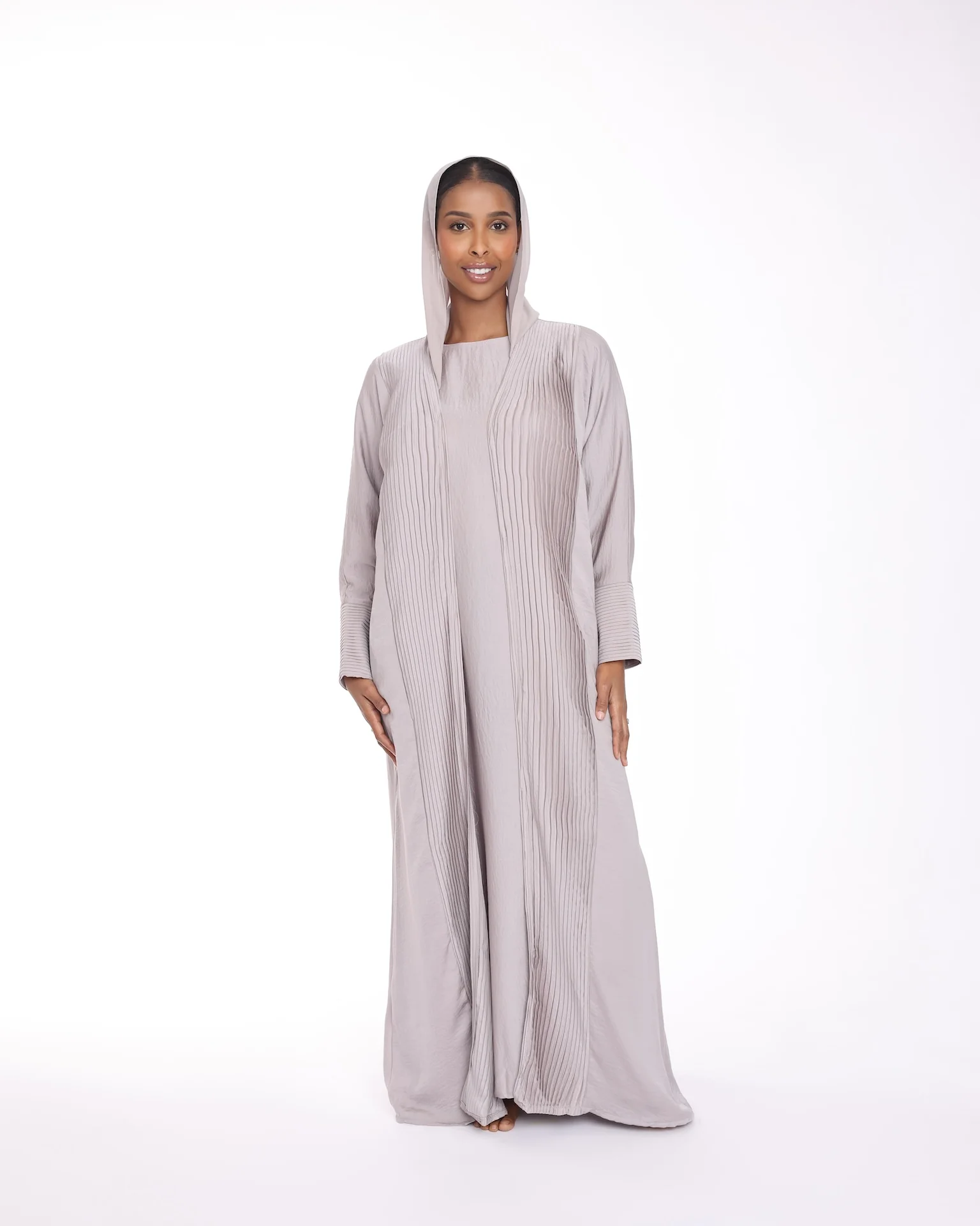 Alya Abaya Grey - Image 4