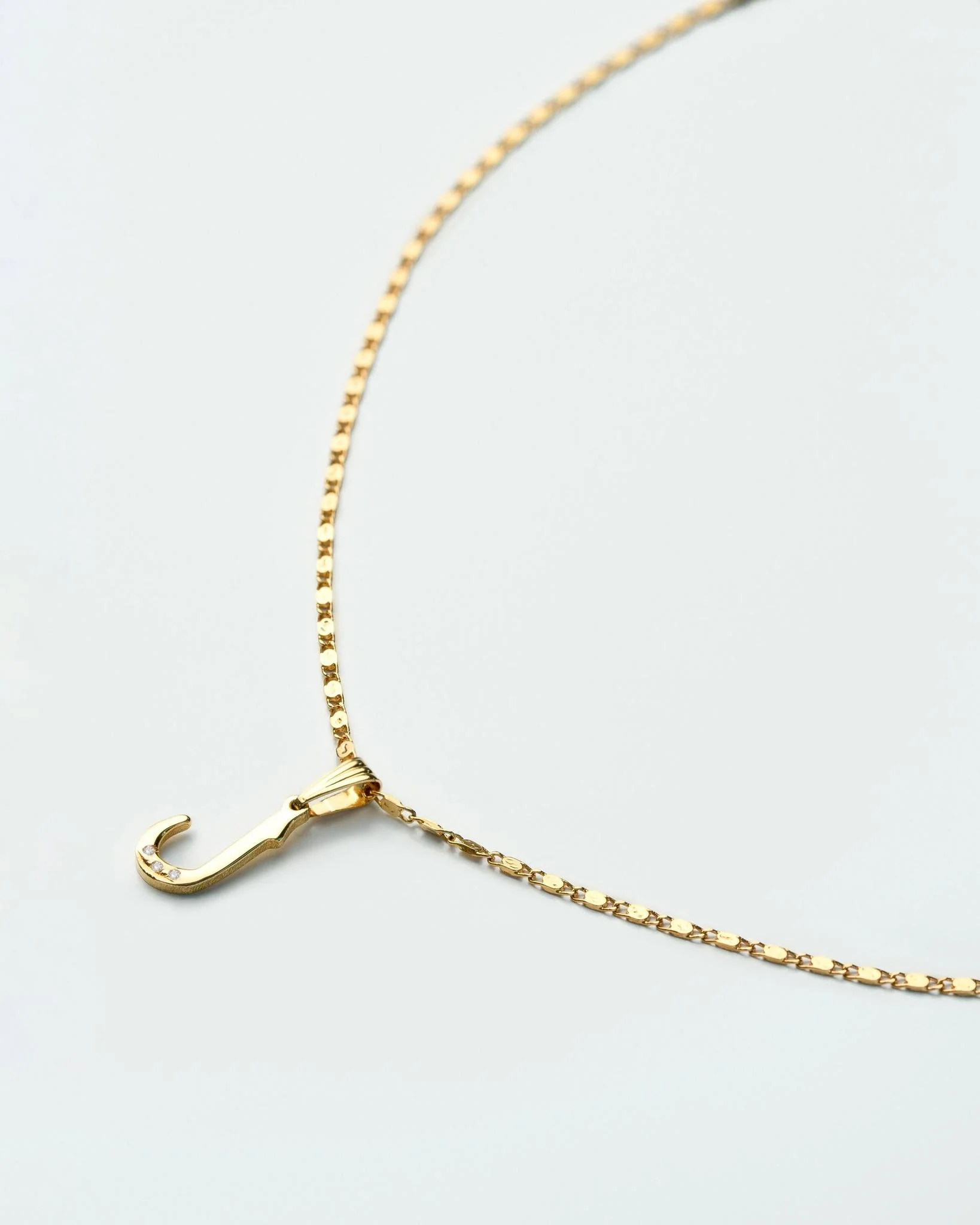Arabic Initial Necklace - Gold - Image 3