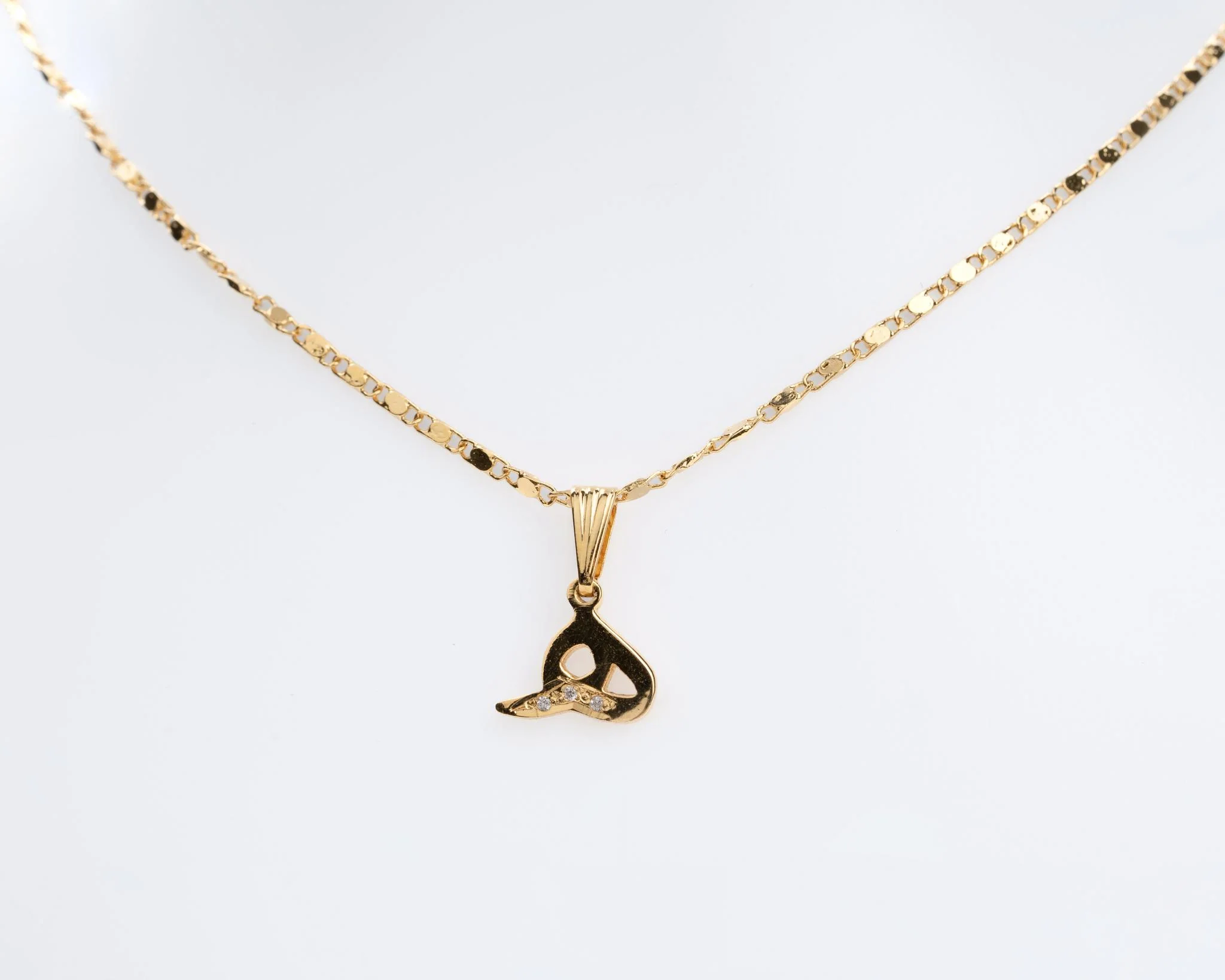 Arabic Initial Necklace - Gold - Image 7