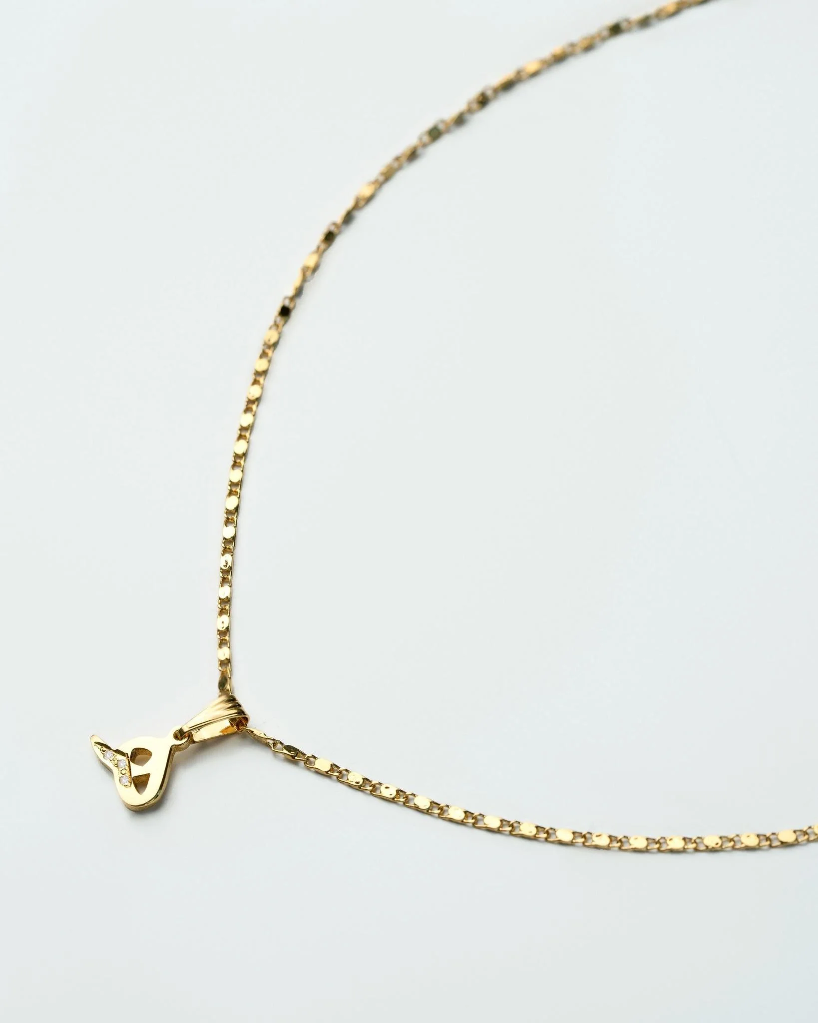 Arabic Initial Necklace - Gold - Image 9