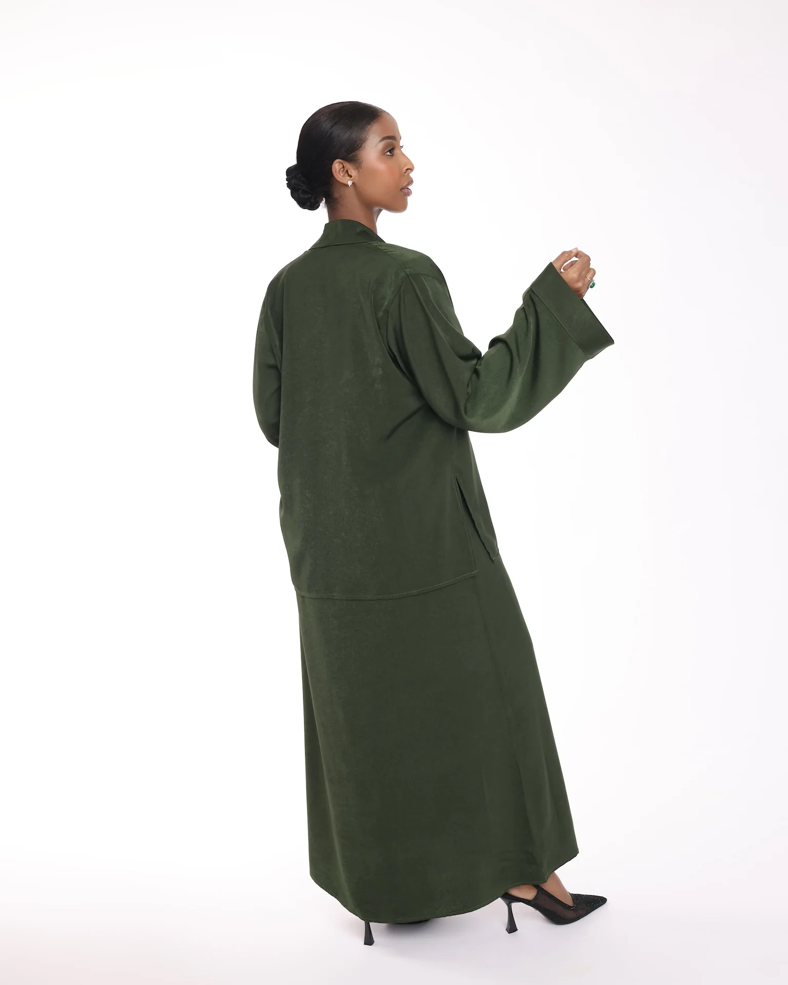 Asya Abaya Khaki - Image 4