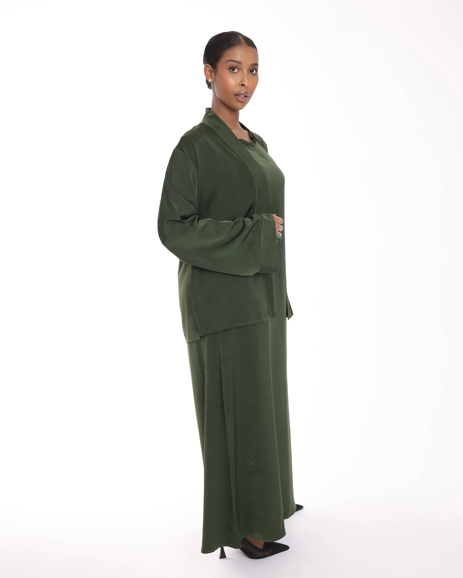 Asya Abaya Khaki - Image 6
