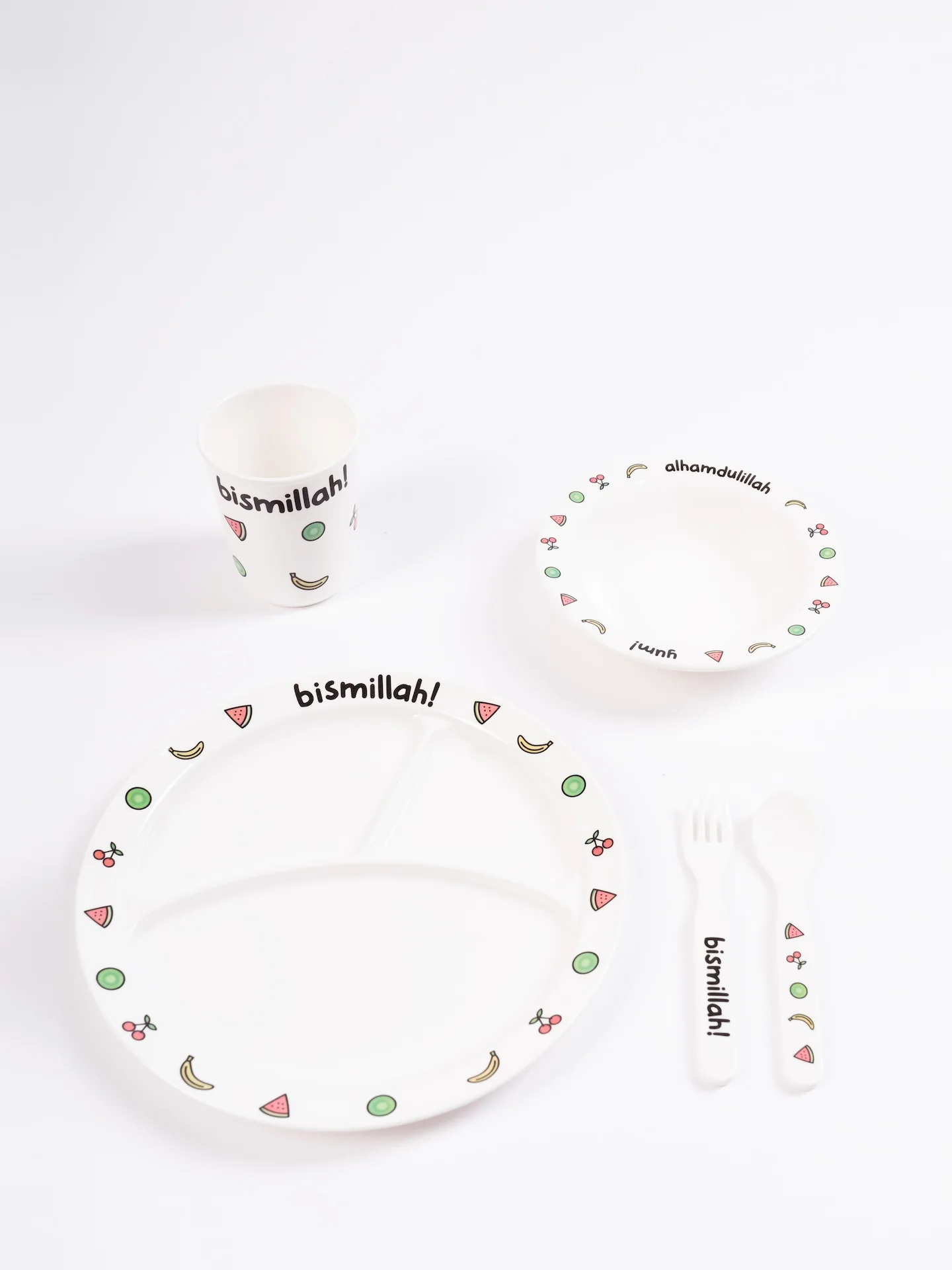 Bismillah Fruit Plate Set