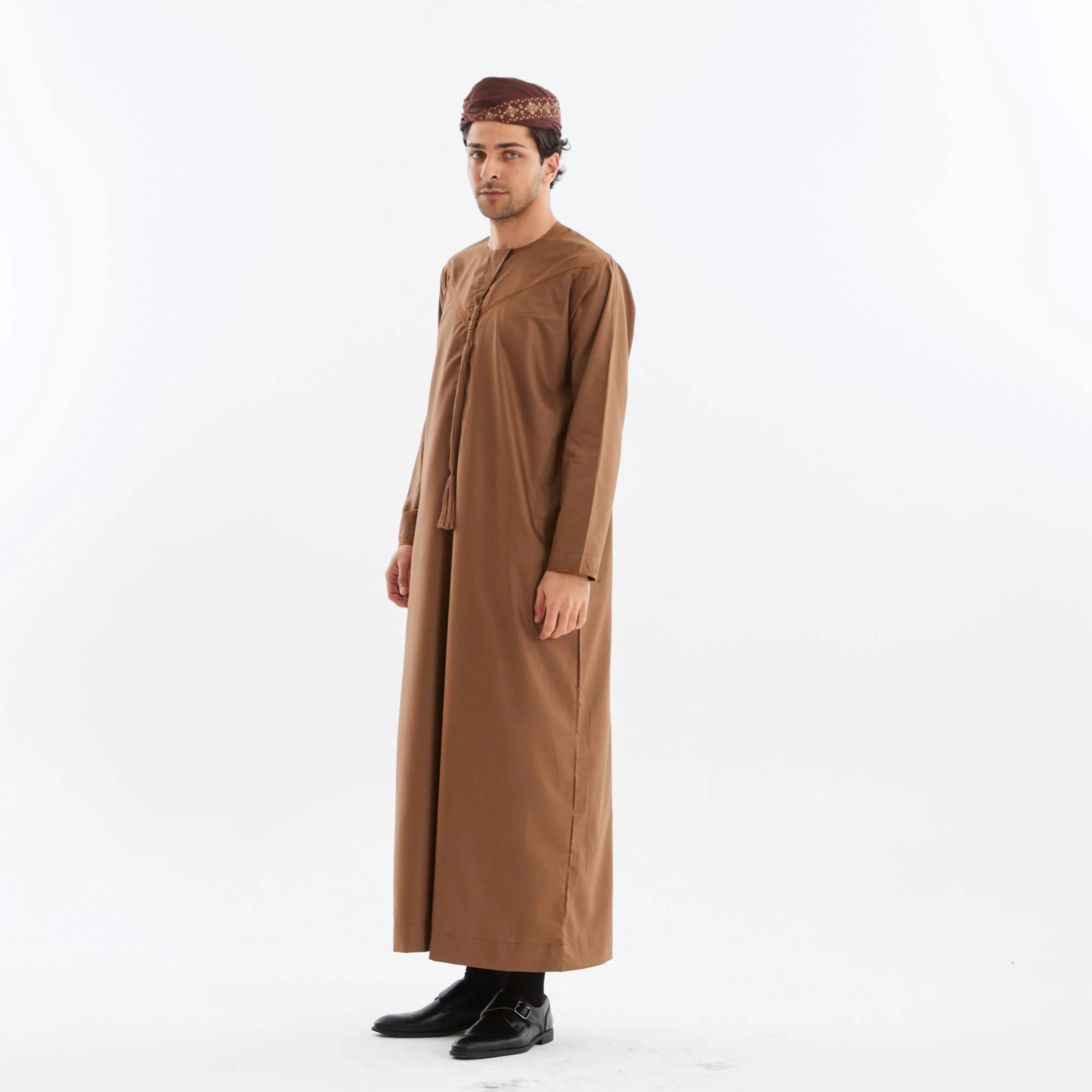 Brown Emirati Kandora-Mens - Image 4