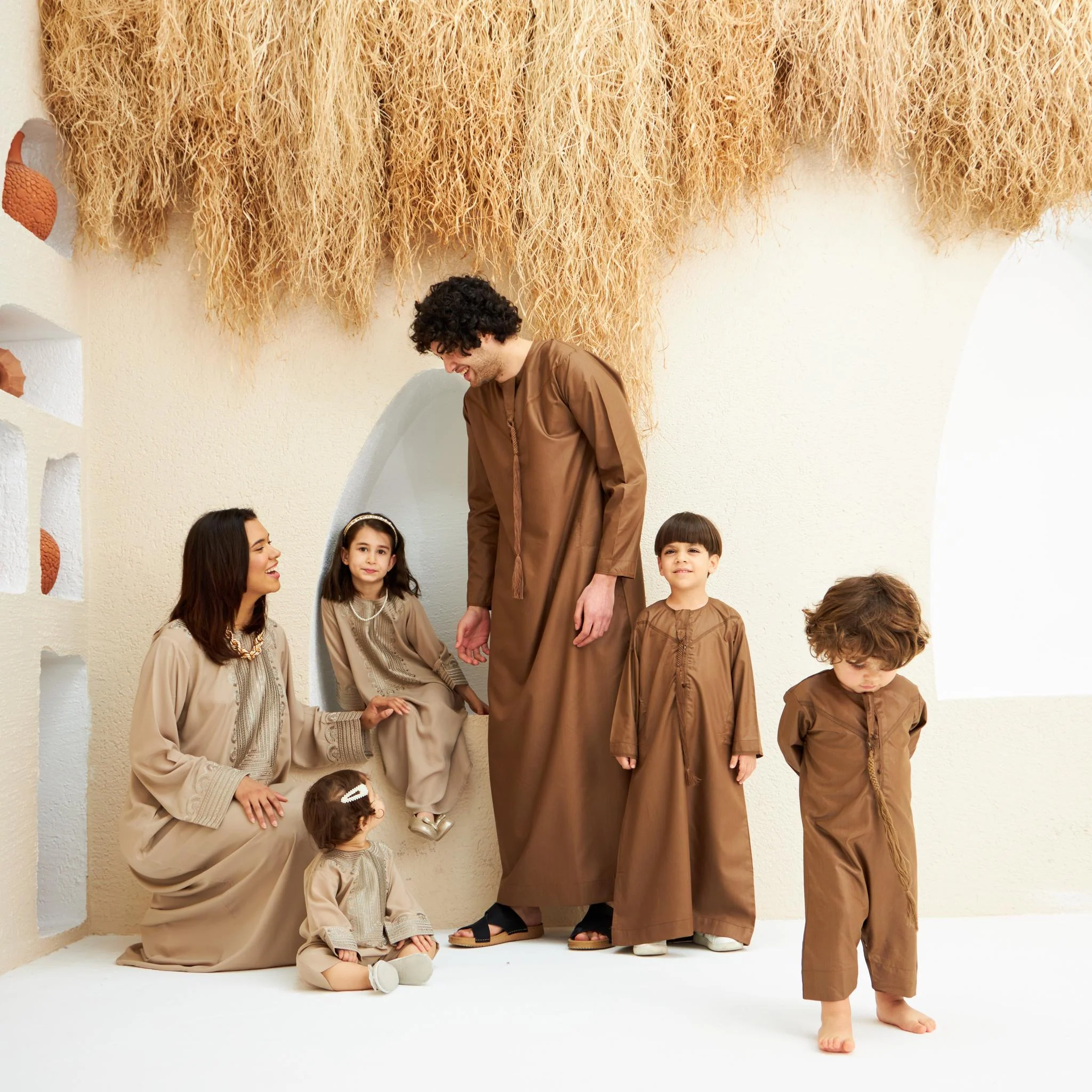 Brown Emirati Kandora-Mens - Image 6