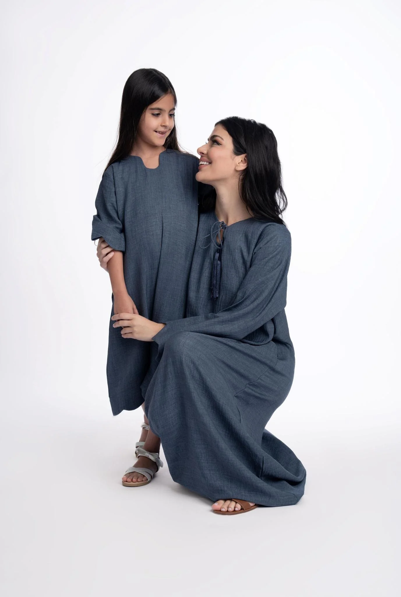 Huda Linen Kaftan Kids - Image 3