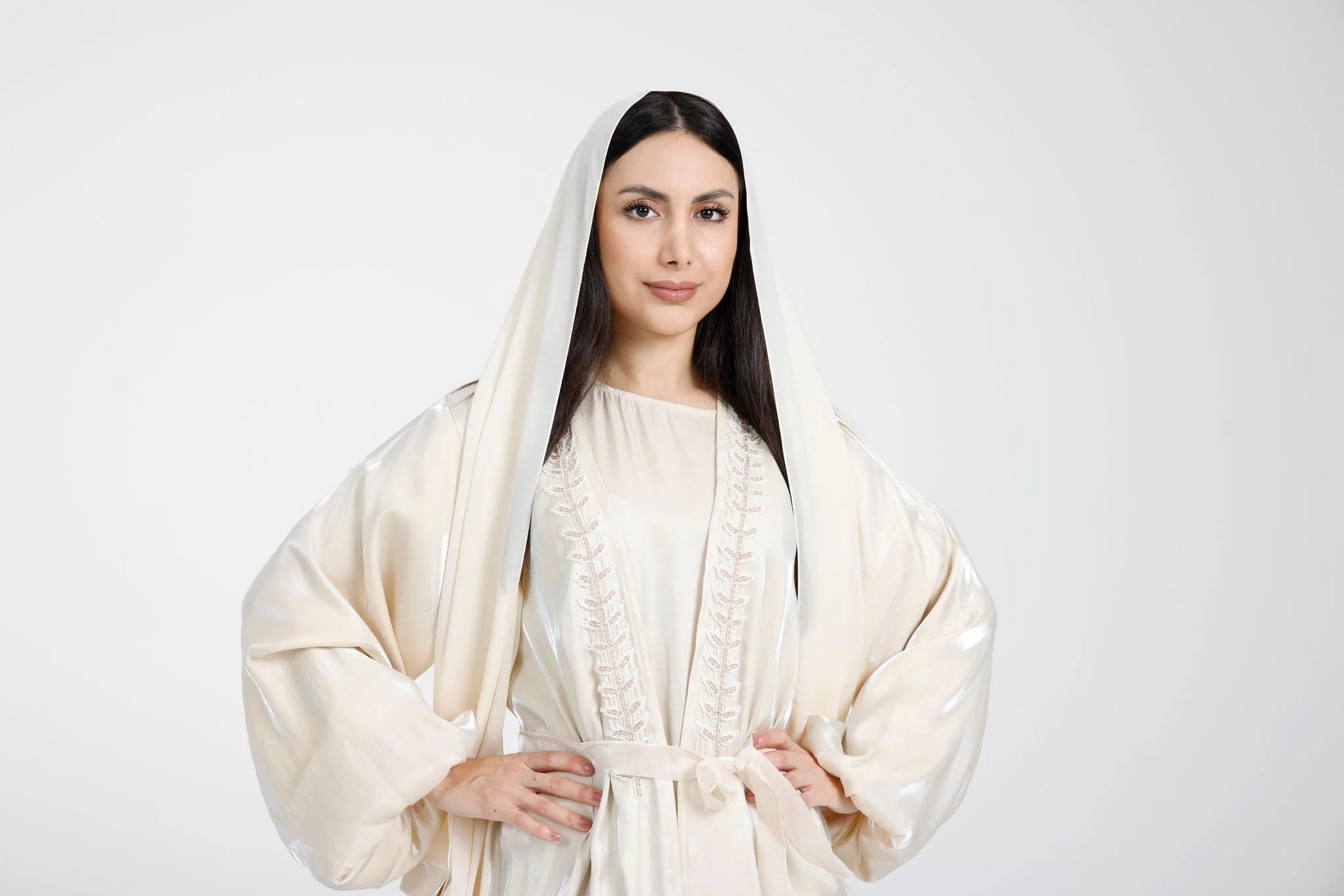 Layan Abaya Cream - Women - Image 3