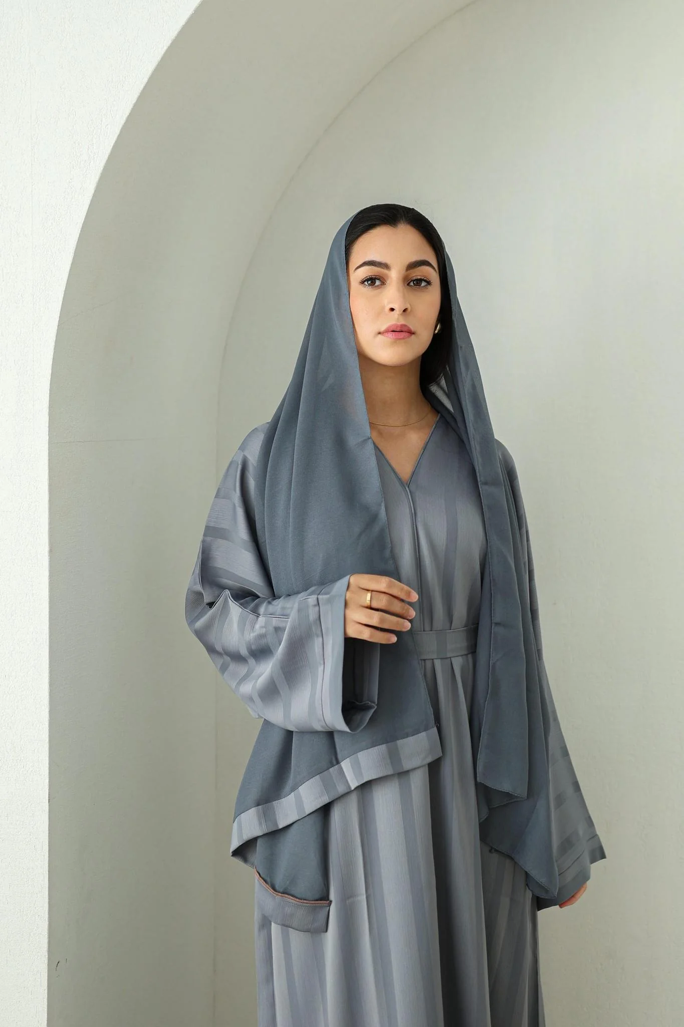 Maaria Abaya - Grey - Image 2