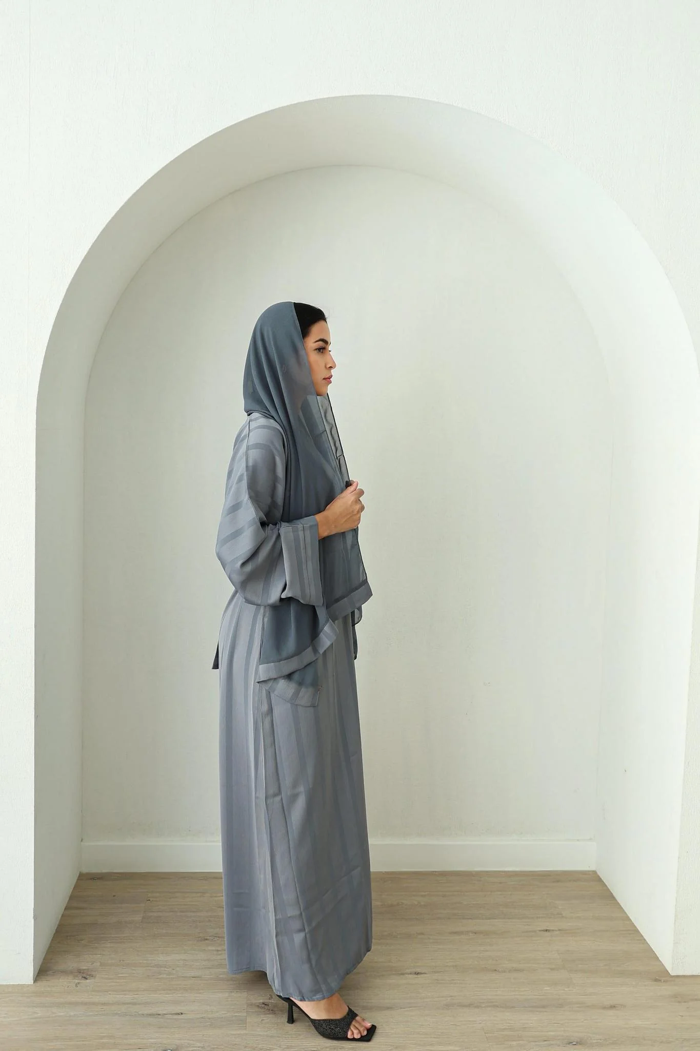 Maaria Abaya - Grey - Image 3