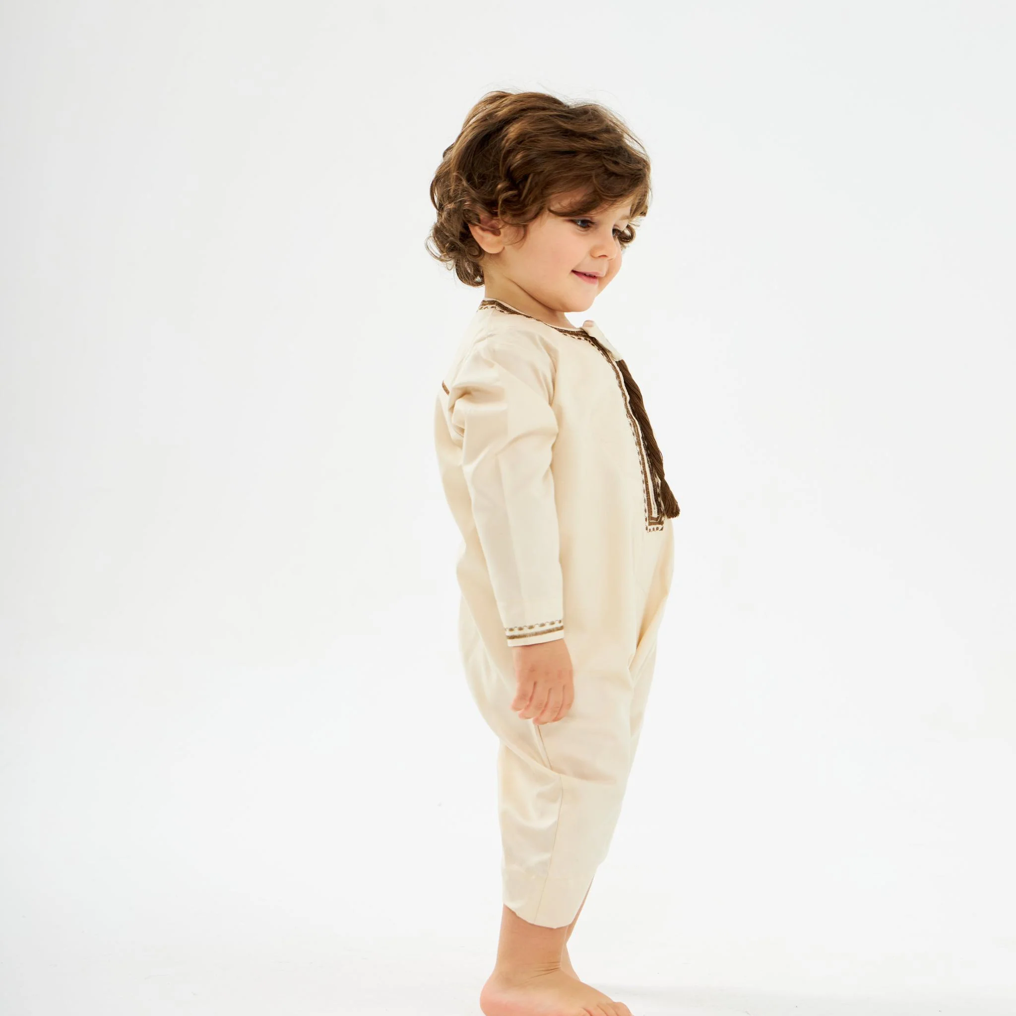 Omani Brown Kandora - Babies - Image 3
