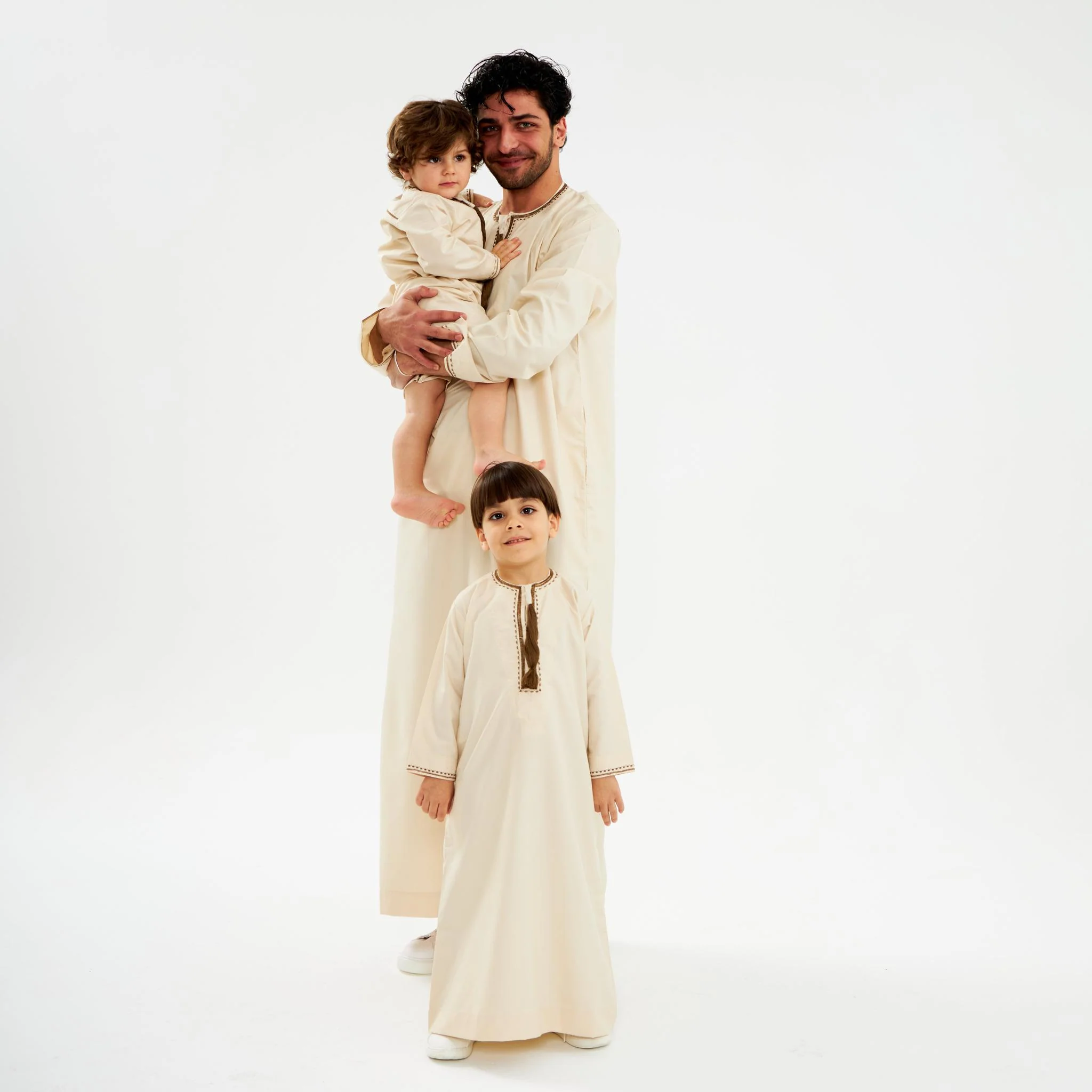 Omani Brown Kandora - Kids - Image 6