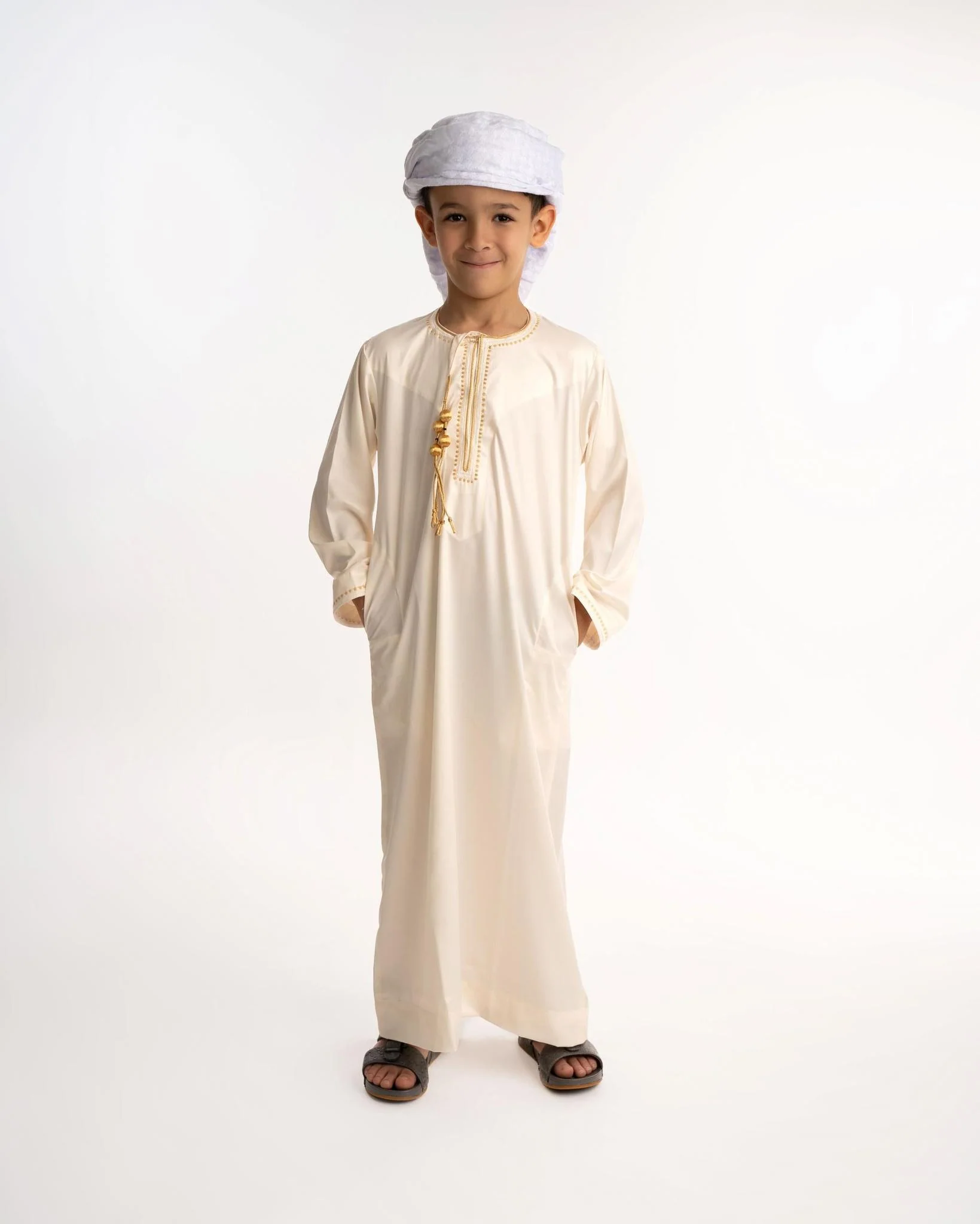 Omani Gold Kandora - Kids - Image 3
