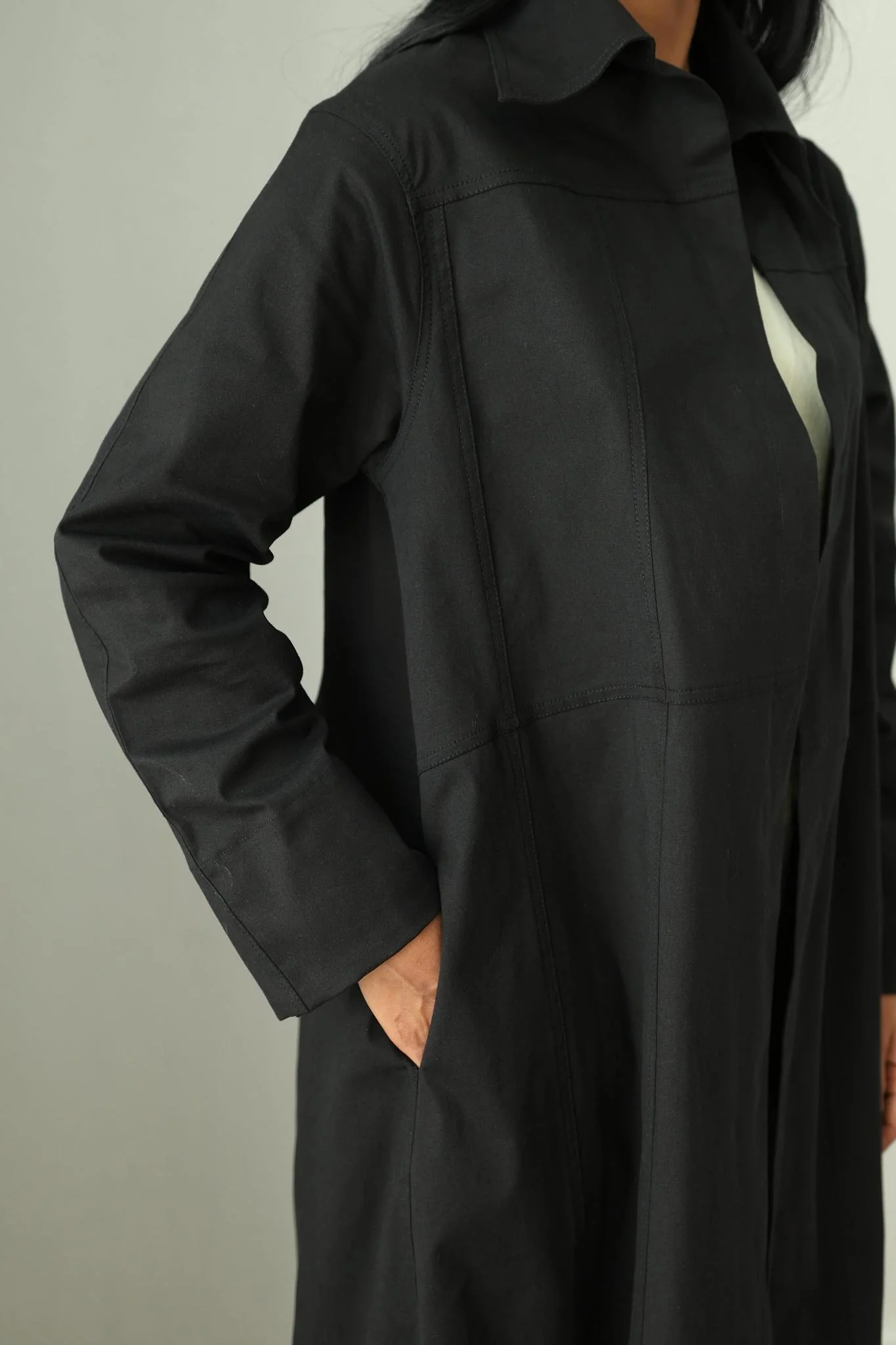 The Abaya Jacket-Black - Image 3