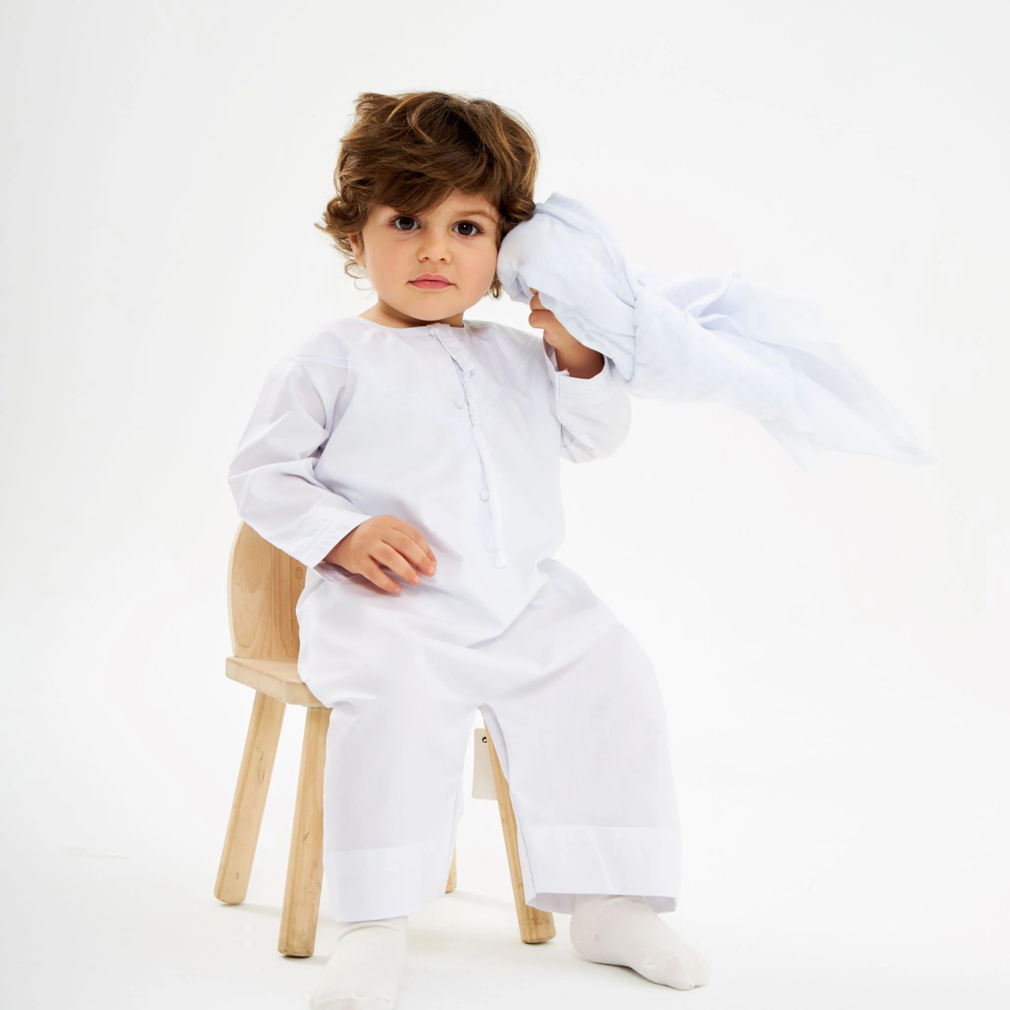 White Emirati Kandora-Babies - Image 4