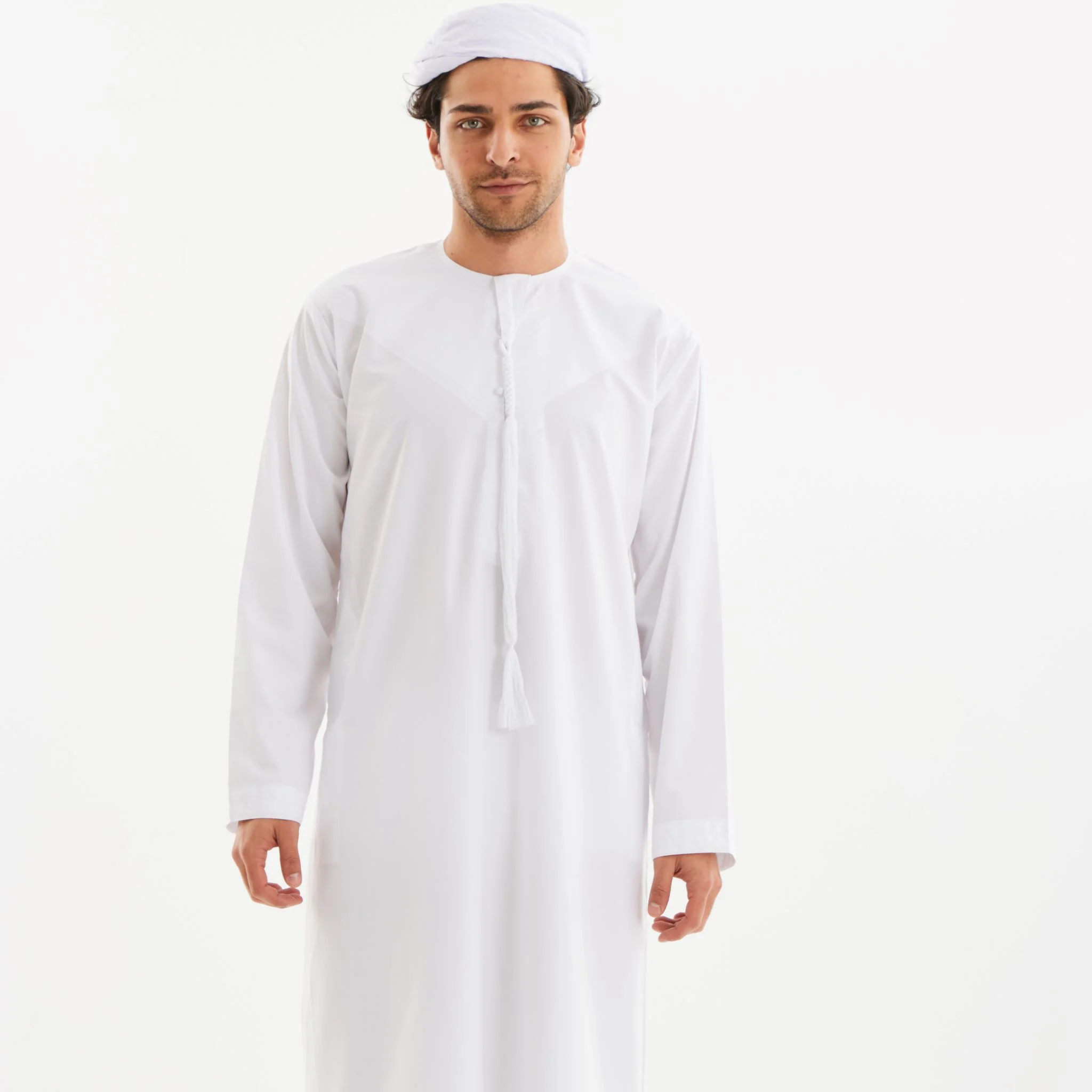 White Emirati Kandora-Men I - Image 3
