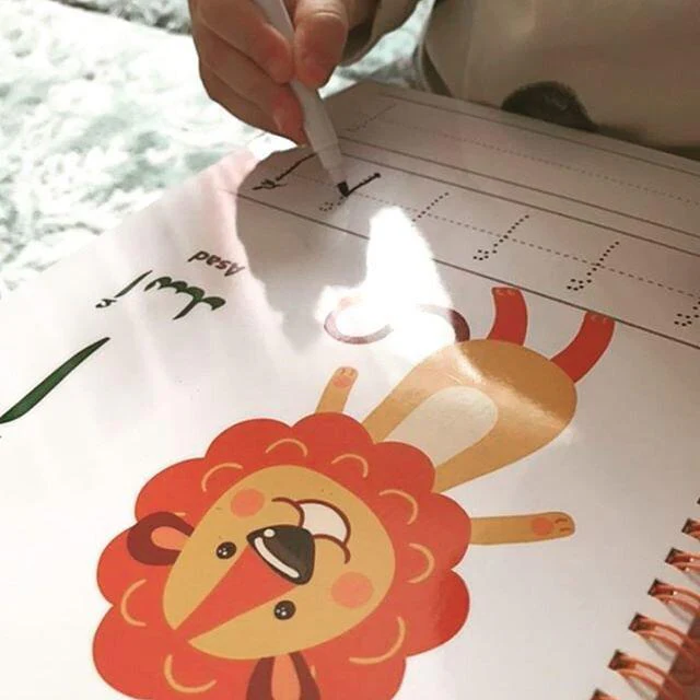 YallaLearn Write and Wipe Animals Book: Level One - Image 3